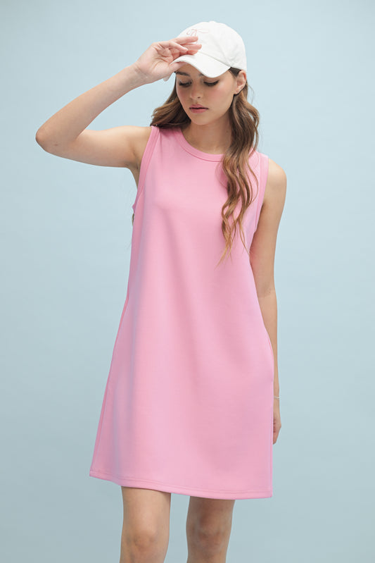 Scuba A-Line Mini Tank Dress by Wishlist