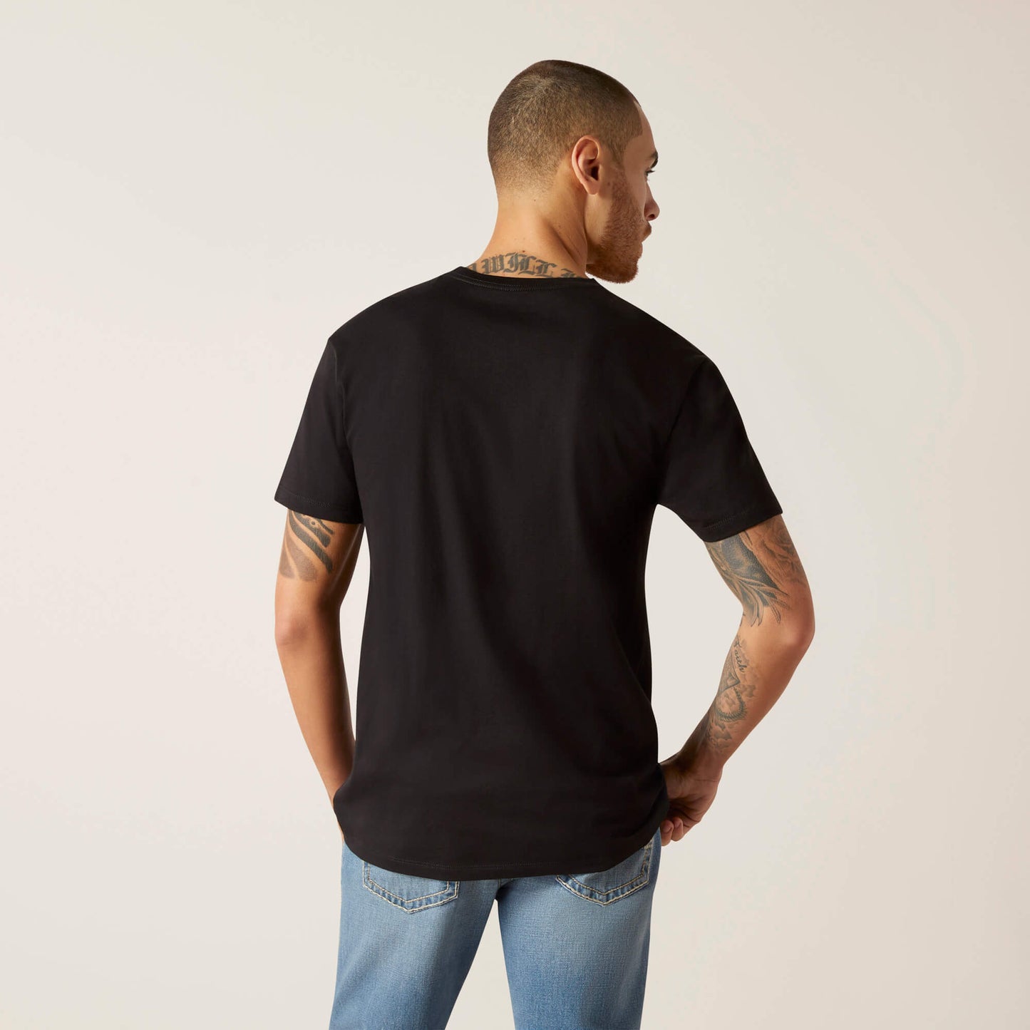 Men's Ariat Viva Mexico Tee in Black