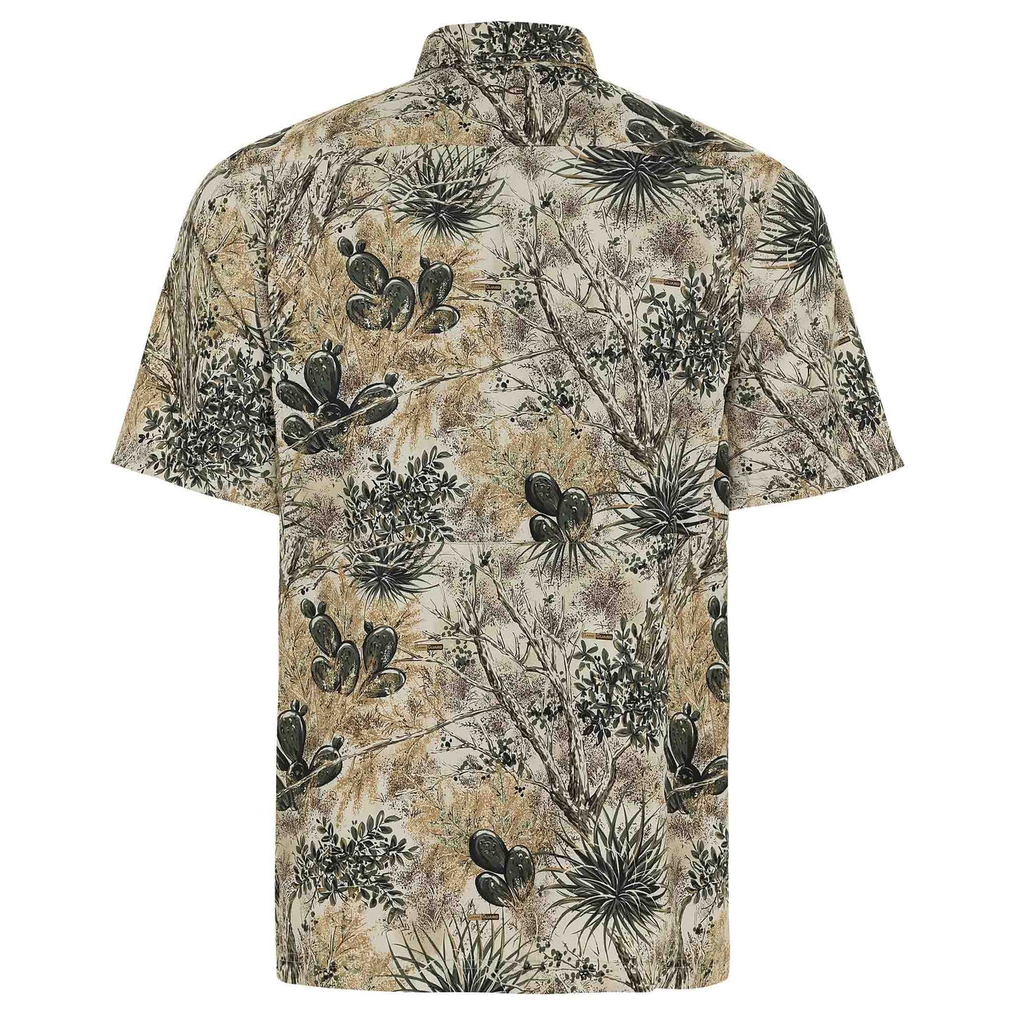 Men's GameGuard MicroFiber Short-Sleeve GameGuard Print Fishing Shirt