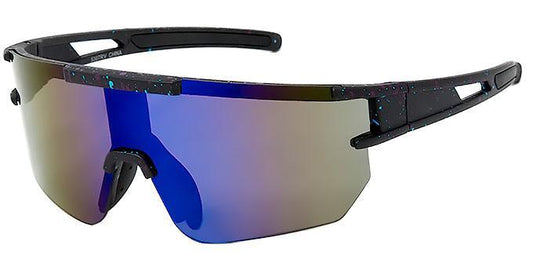 Sports Wrap Splatter Sunglasses