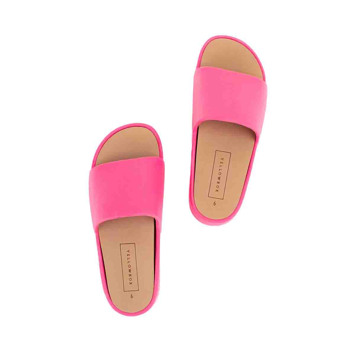 Yellow Box Platform Sandals Torrey Hot Pink