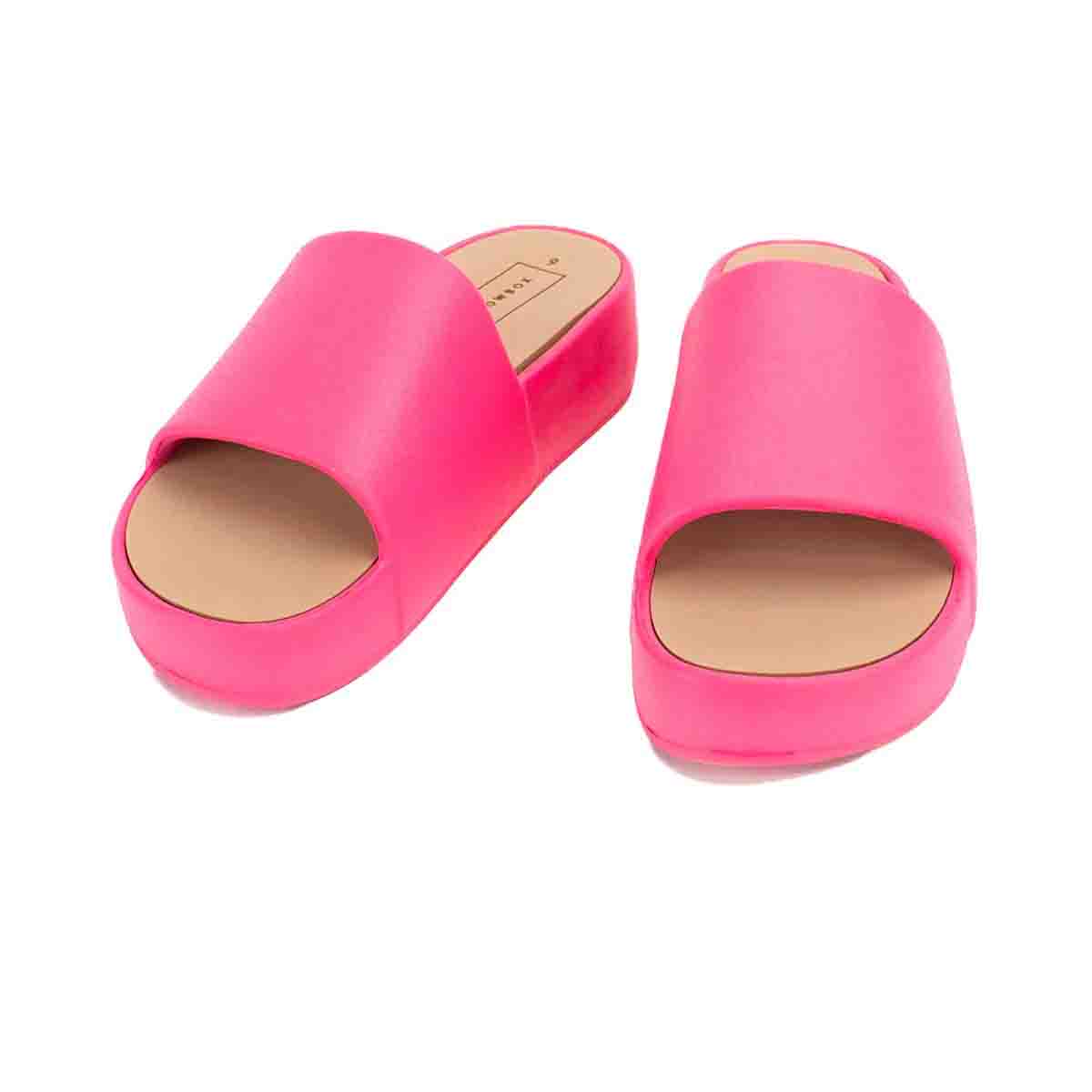 Yellow Box Platform Sandals Torrey Hot Pink