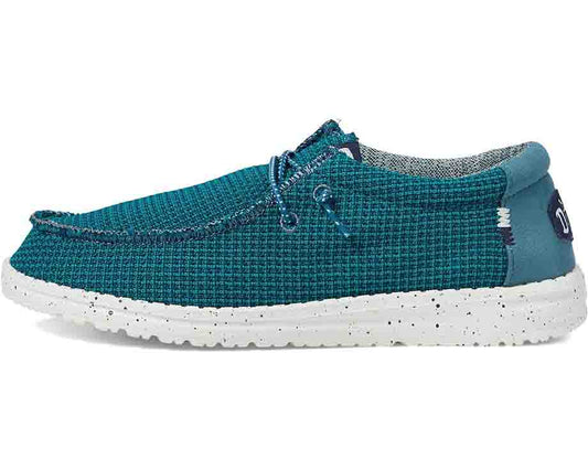 Wally Youth Sport Mesh in Teal by Hey Dude