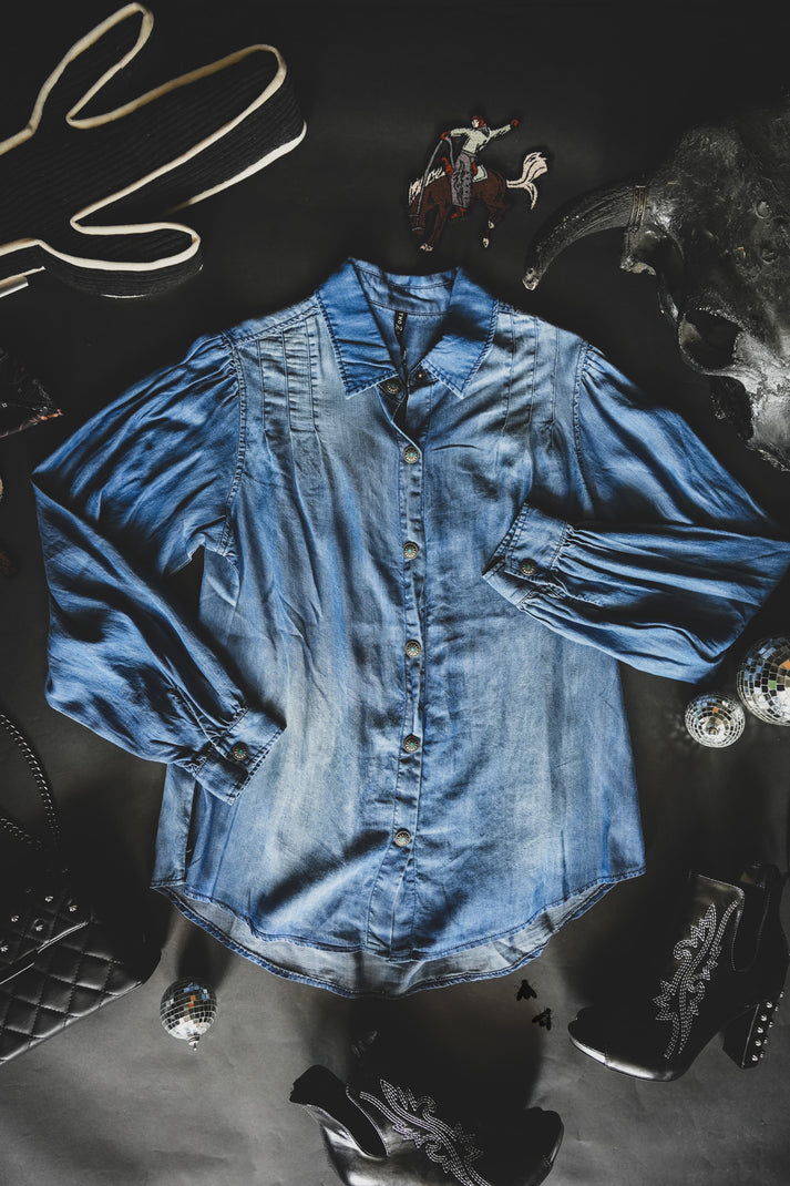 The Cowboy Blues 2.0 Top by 2 Fly Co