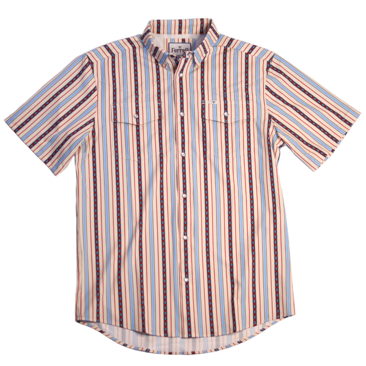 The Edward Short Sleeve Snap Shirt by Ferrell