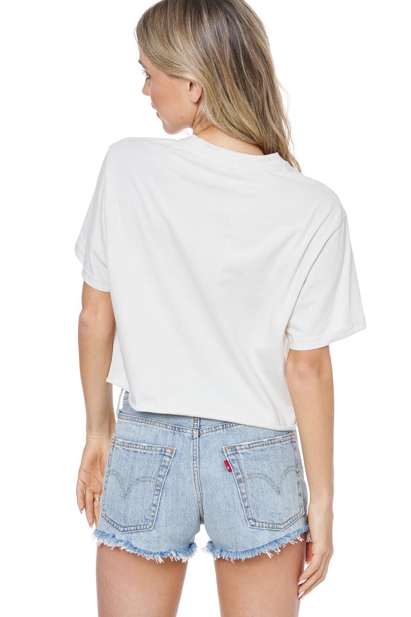 Long Live Cowboys Cropped Tee by Zutter