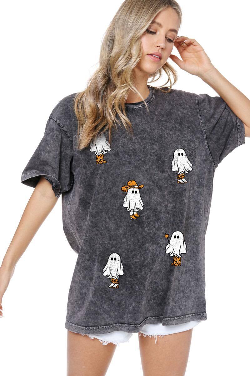 Howdy Ghosty Oversized Tee by Zutter