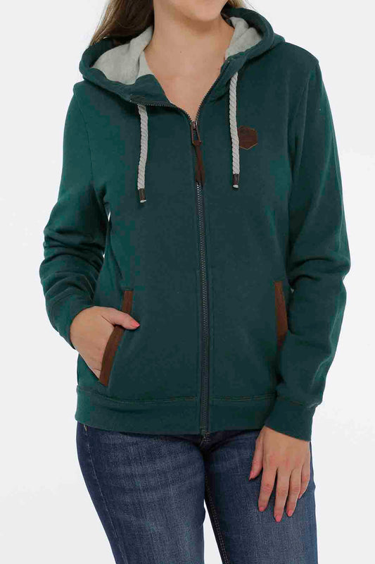 Cinch Womens Green Hoodie