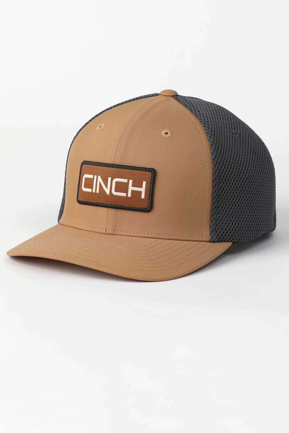 Brown Cinch Logo Trucker Hat