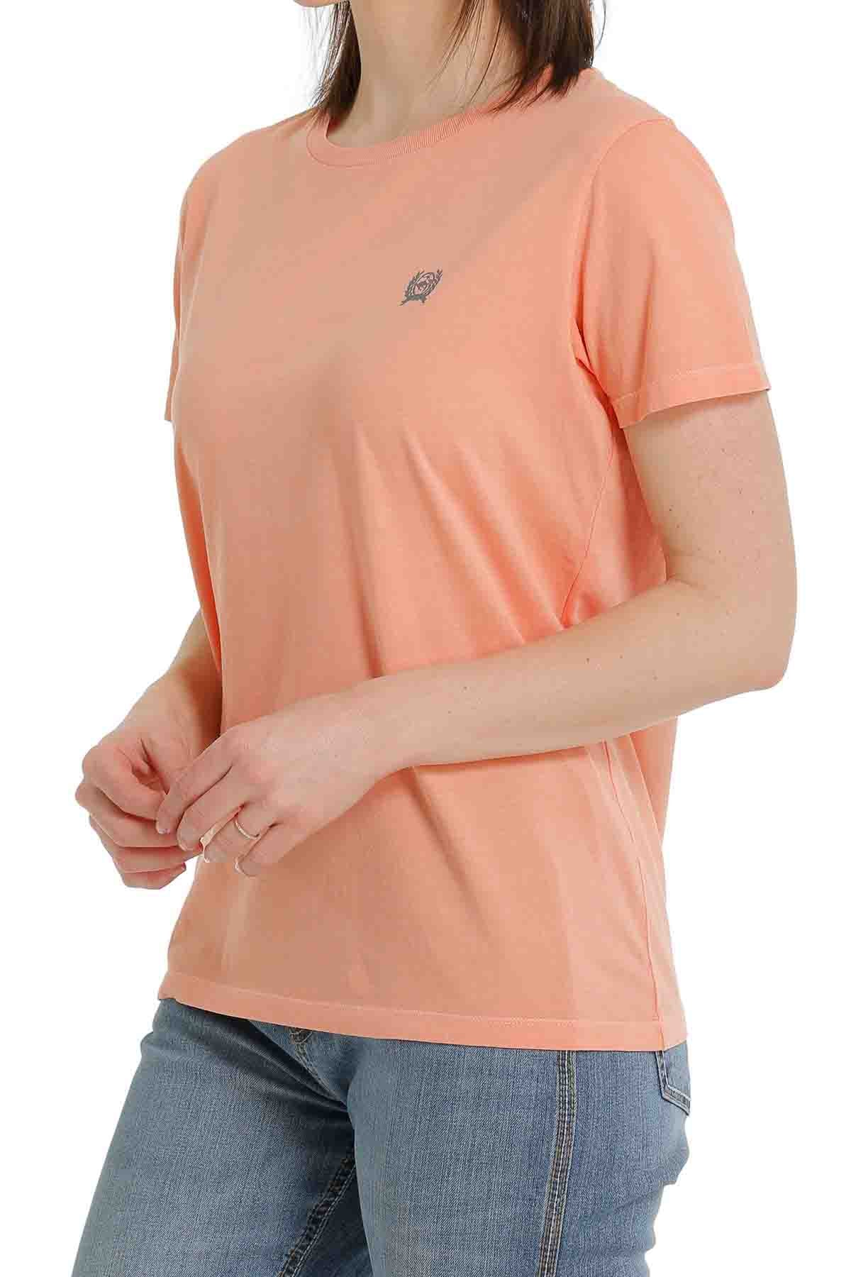 Cinch Women's T-Shirt Coral