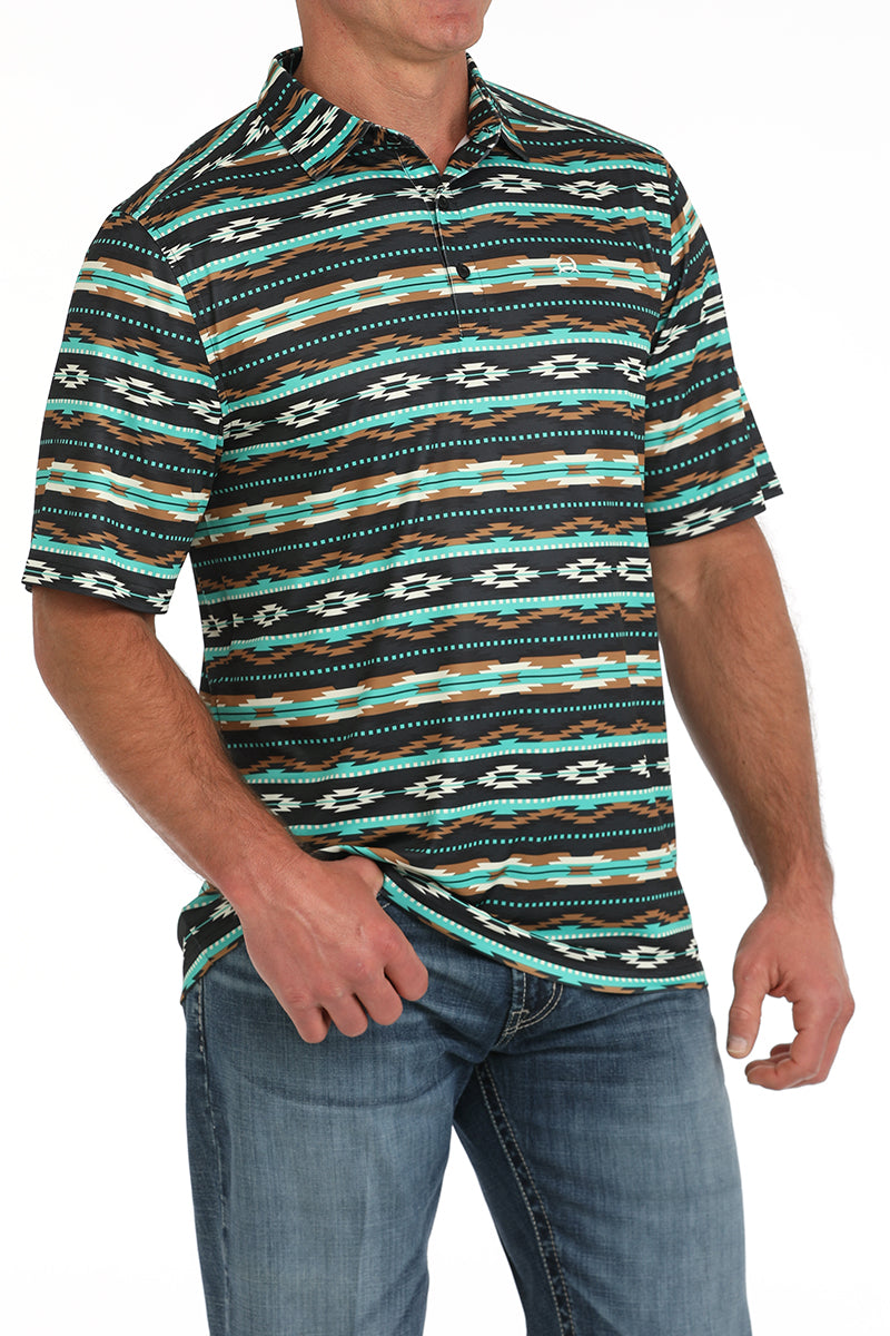 Men's Aztec Arena Flex Polo by Cinch