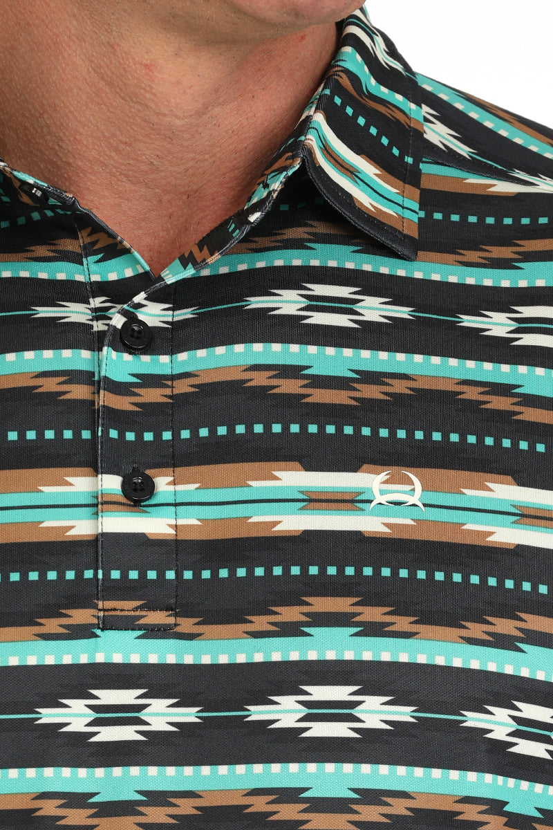 Men's Aztec Arena Flex Polo by Cinch