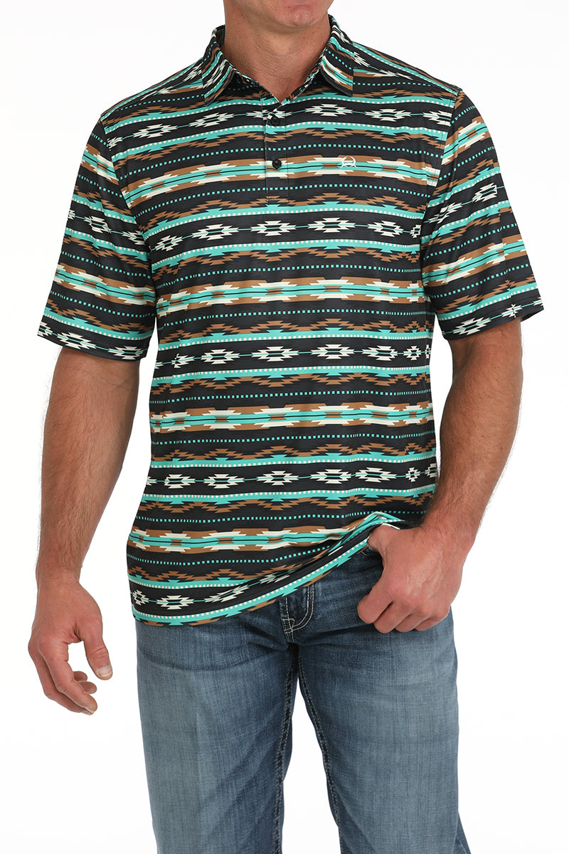 Men's Aztec Arena Flex Polo by Cinch