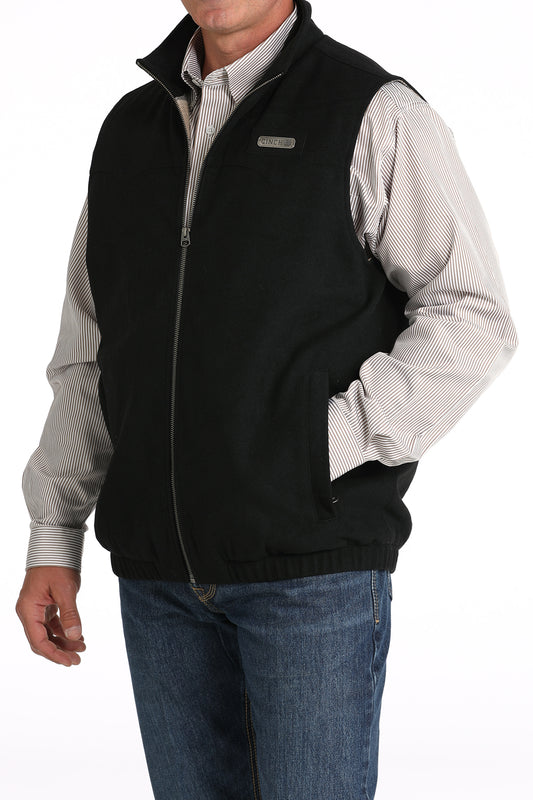 Mens Concealed Carry Black Vest by Cinch