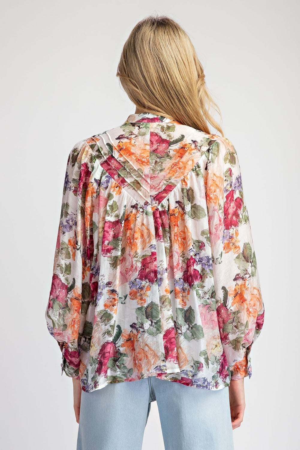 Vintage Floral Print Blouse by ee:some