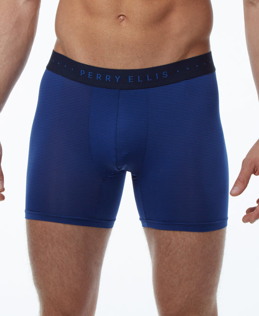 Luxe Stripe Boxer Briefs by Perry Ellis