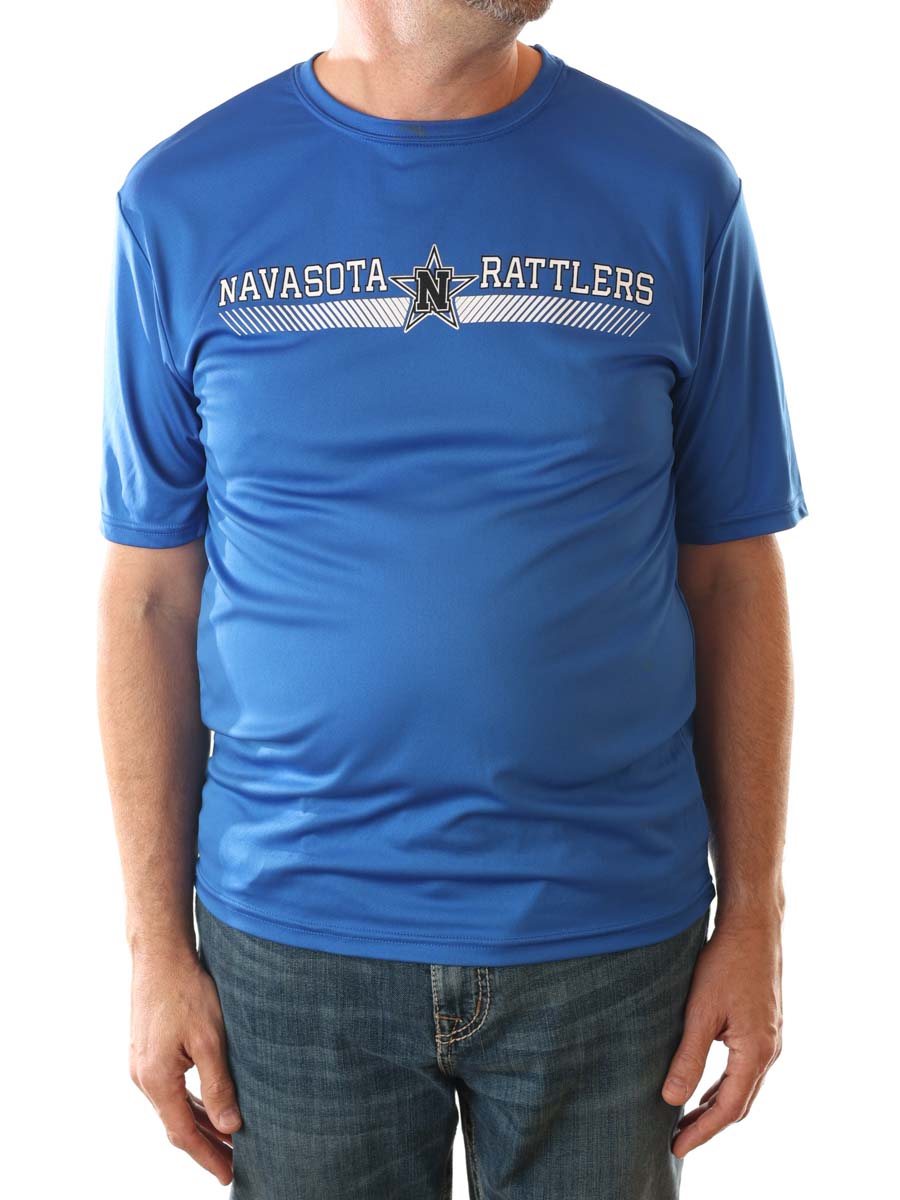 Navasota Rattlers Rising Star Performance Crew T-Shirt Royal