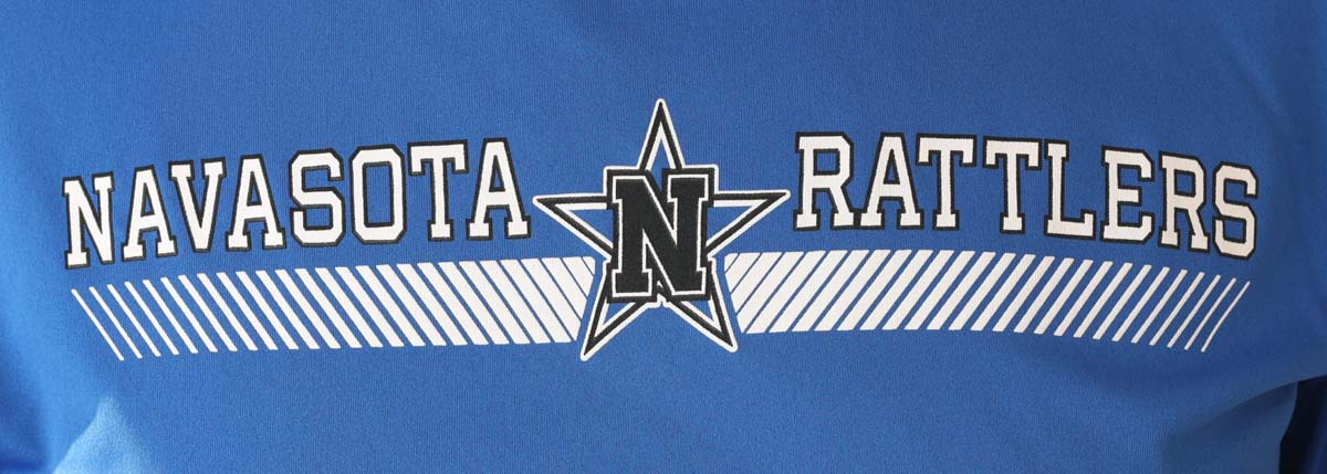 Navasota Rattlers Rising Star Performance Crew T-Shirt Royal