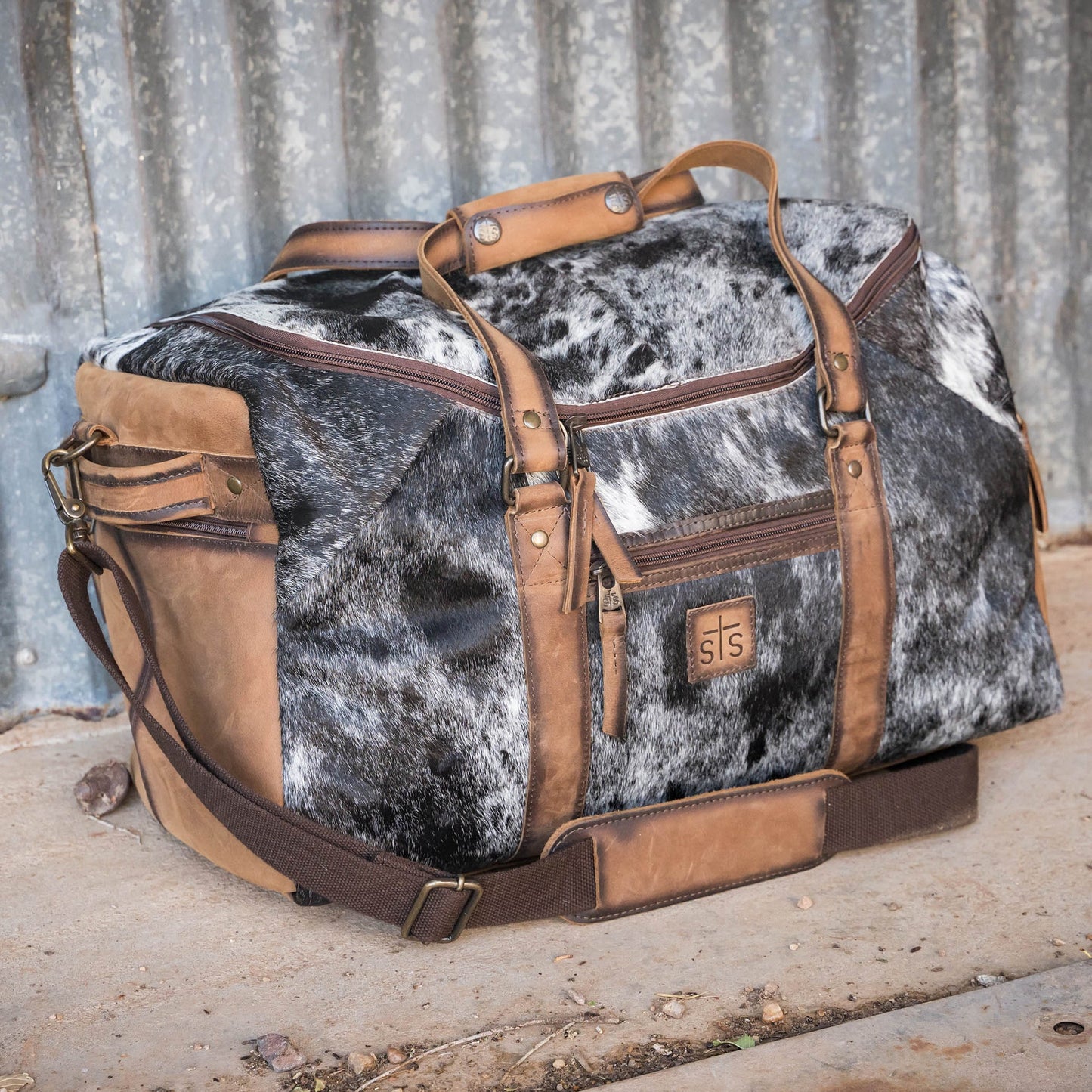 Cowhide Small Duffle by STS Ranchwear