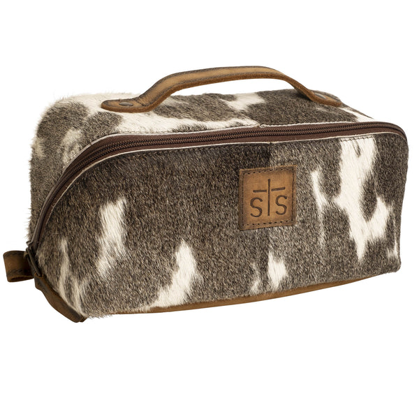 Cowhide Elise Makeup Bag by STS Ranchwear