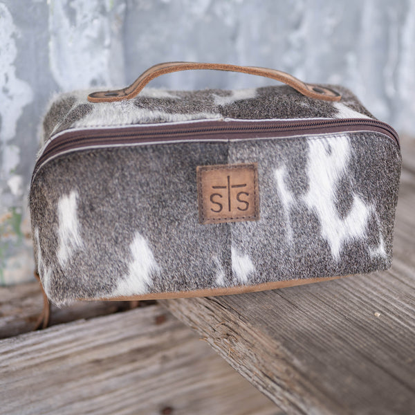 Cowhide Elise Makeup Bag by STS Ranchwear