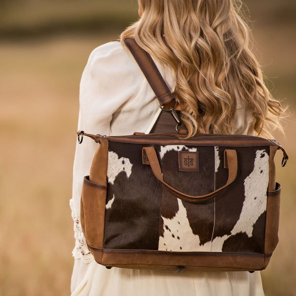 Cowhide Diaper Bag by STS Ranchwear