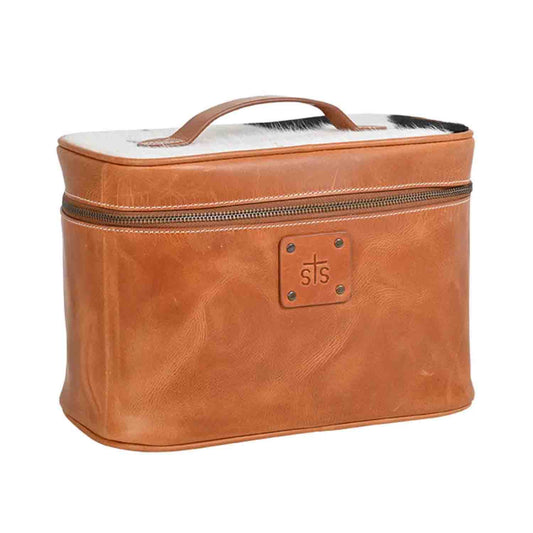 Cowhide Basic Bliss Train Case by STS Ranchwear