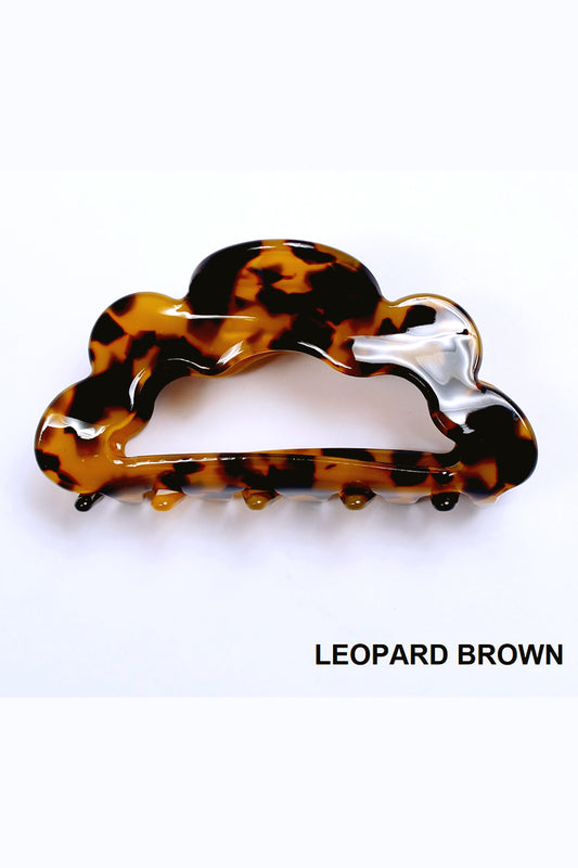 3.5 Inch Cloud Design Hair Claw Clip