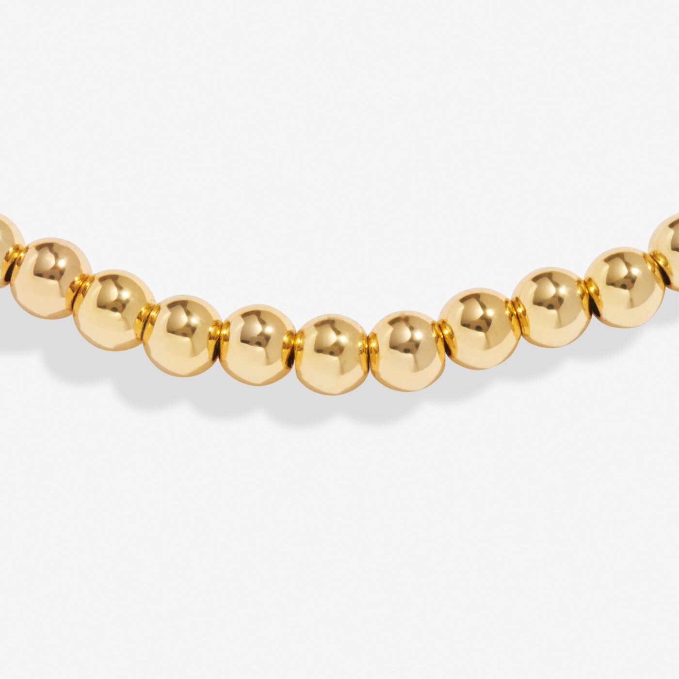 4 mm Gold-Tone Plated Bead Stacking Bracelet by A Littles & Co