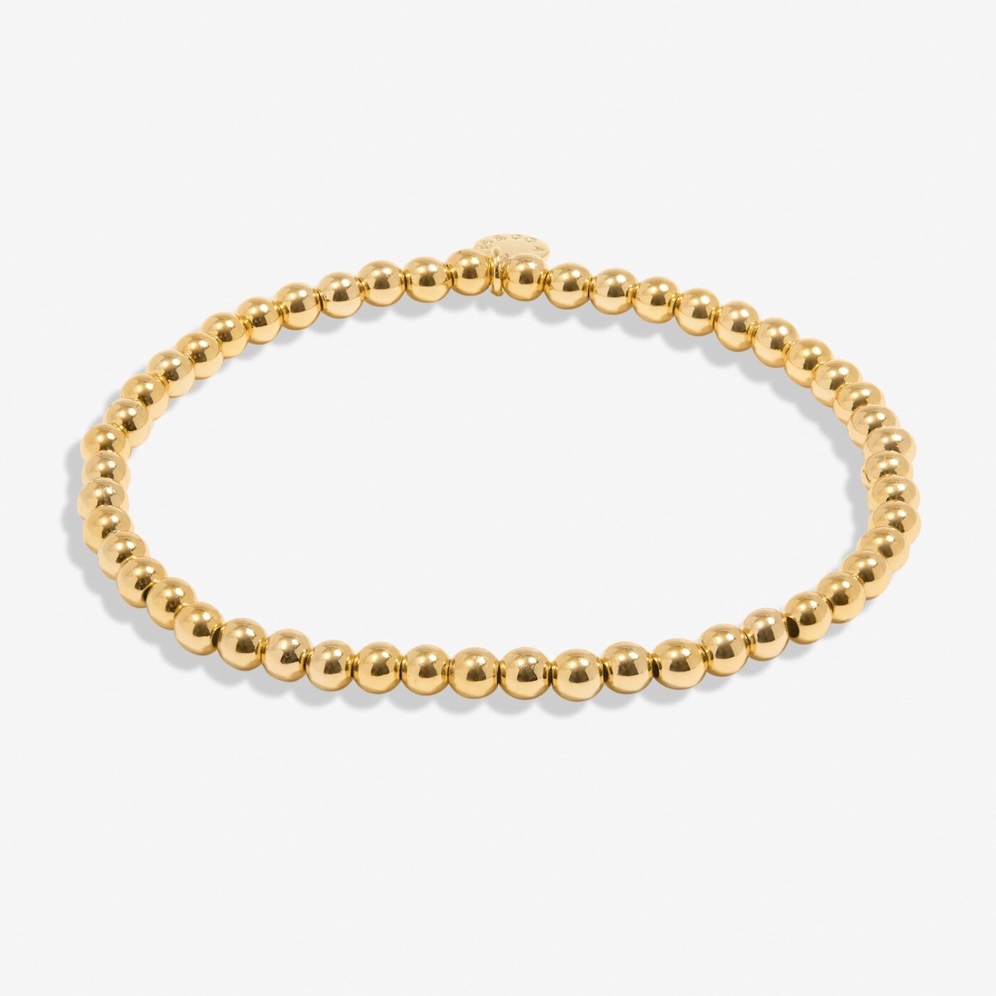 4 mm Gold-Tone Plated Bead Stacking Bracelet by A Littles & Co