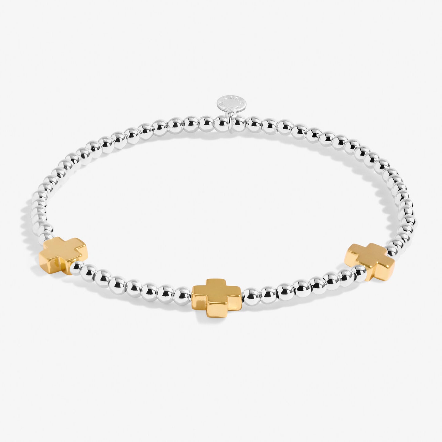 A Little 'Pray Believe Receive' Bracelet In Silver And Gold-Tone Plating by A Littles & Co