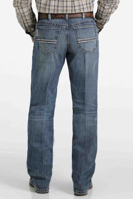 Cinch Men's Relaxed Fit White Label Jeans Medium Stonewash