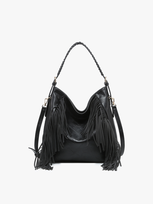 Sav Fringe Hobo by Jen & Co