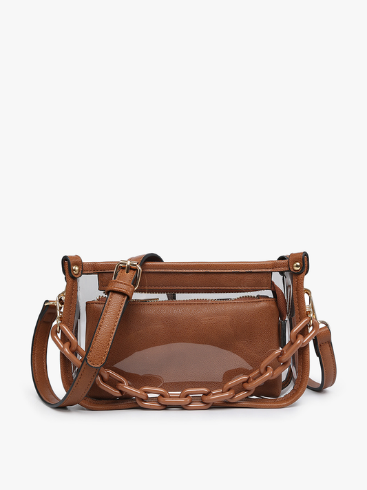 Jessica Clear Crossbody by Jen & Co