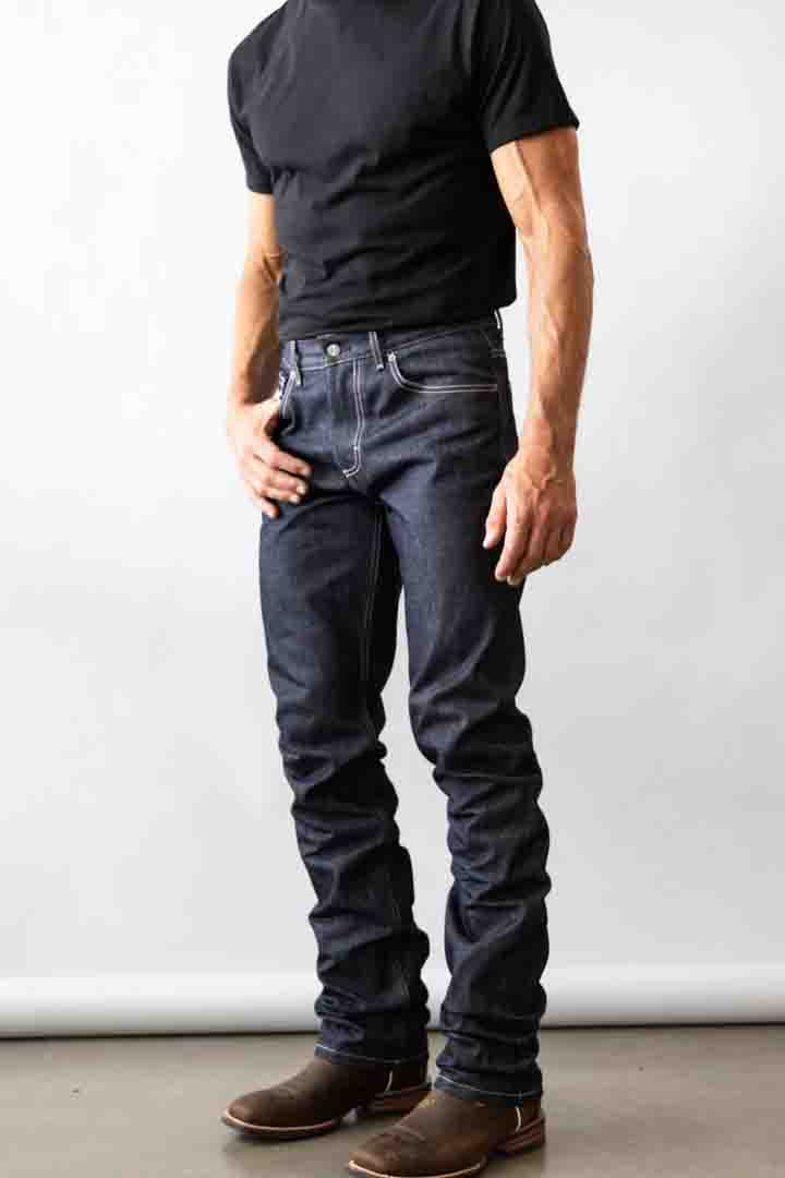 Kimes Ranch Raw James Blue Jeans