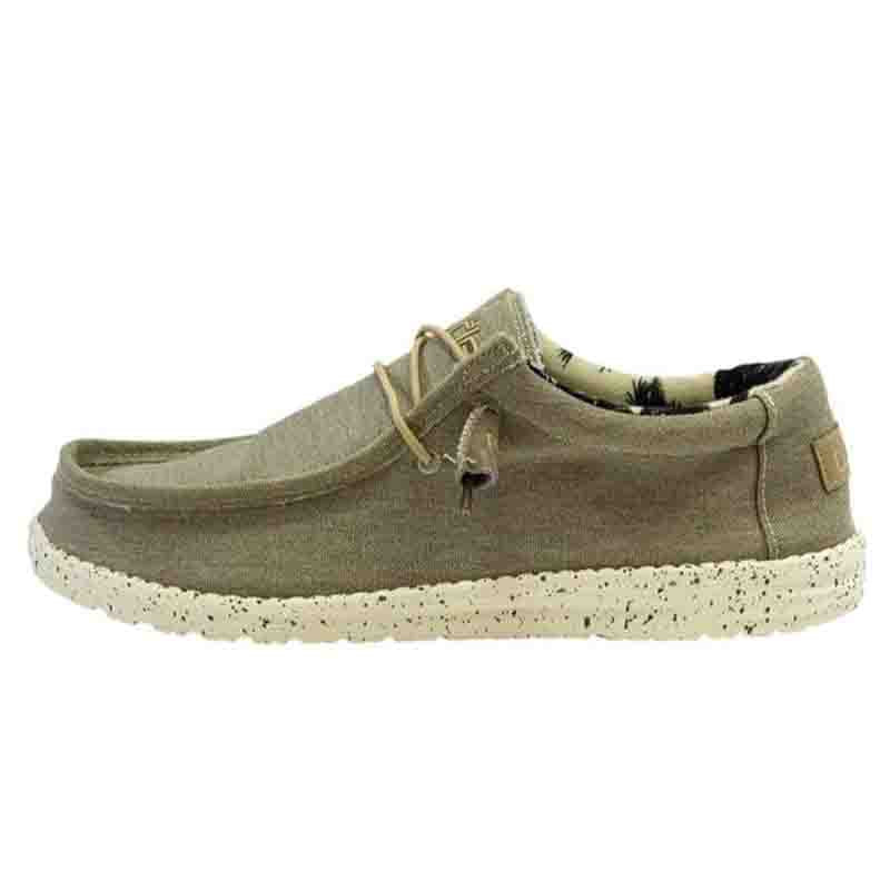 Hey Dude Wally Stretch Canvas Beige