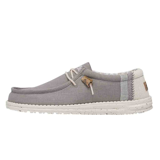 Hey Dude Wally Linen Natural Grey