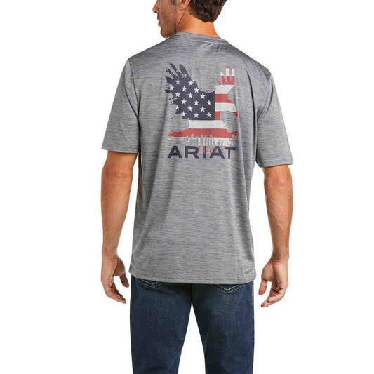 Men's Ariat Charger Eagle Tee Rock Climb