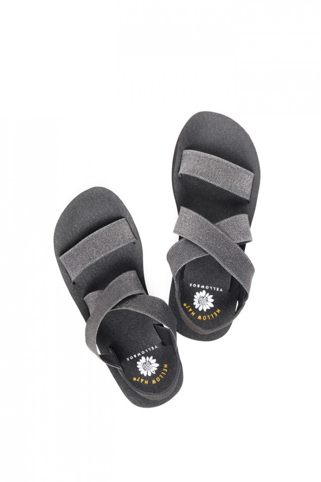 Yellow Box Bunkie Pewter Sandal