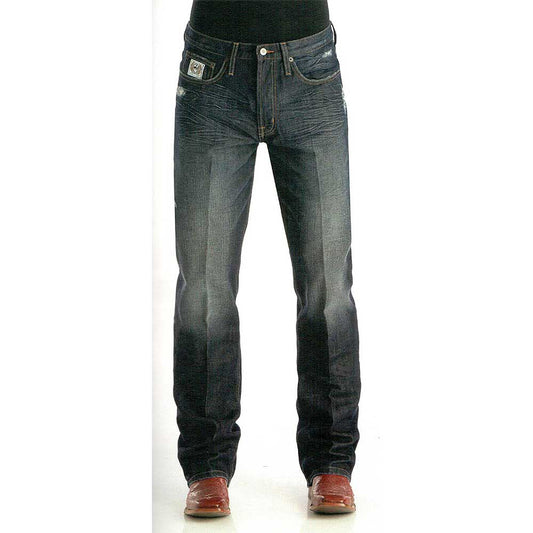 Cinch Mens White Label Jeans Rinse Dark Blue