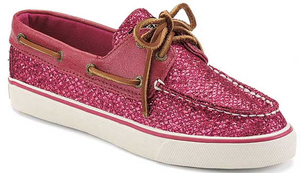 Sperry Bahama Pink Glitter