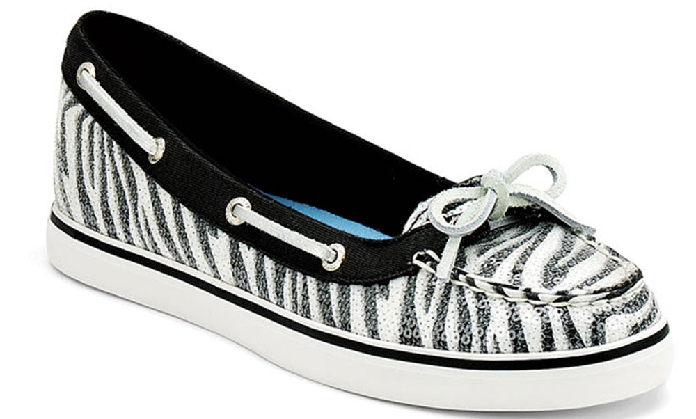 Sperry Lola Zebra Sequins