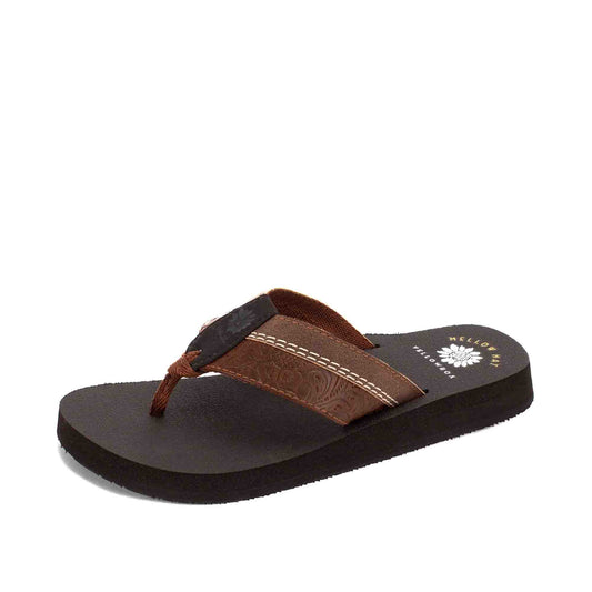 Yellow Box Nolina Brown Sandals