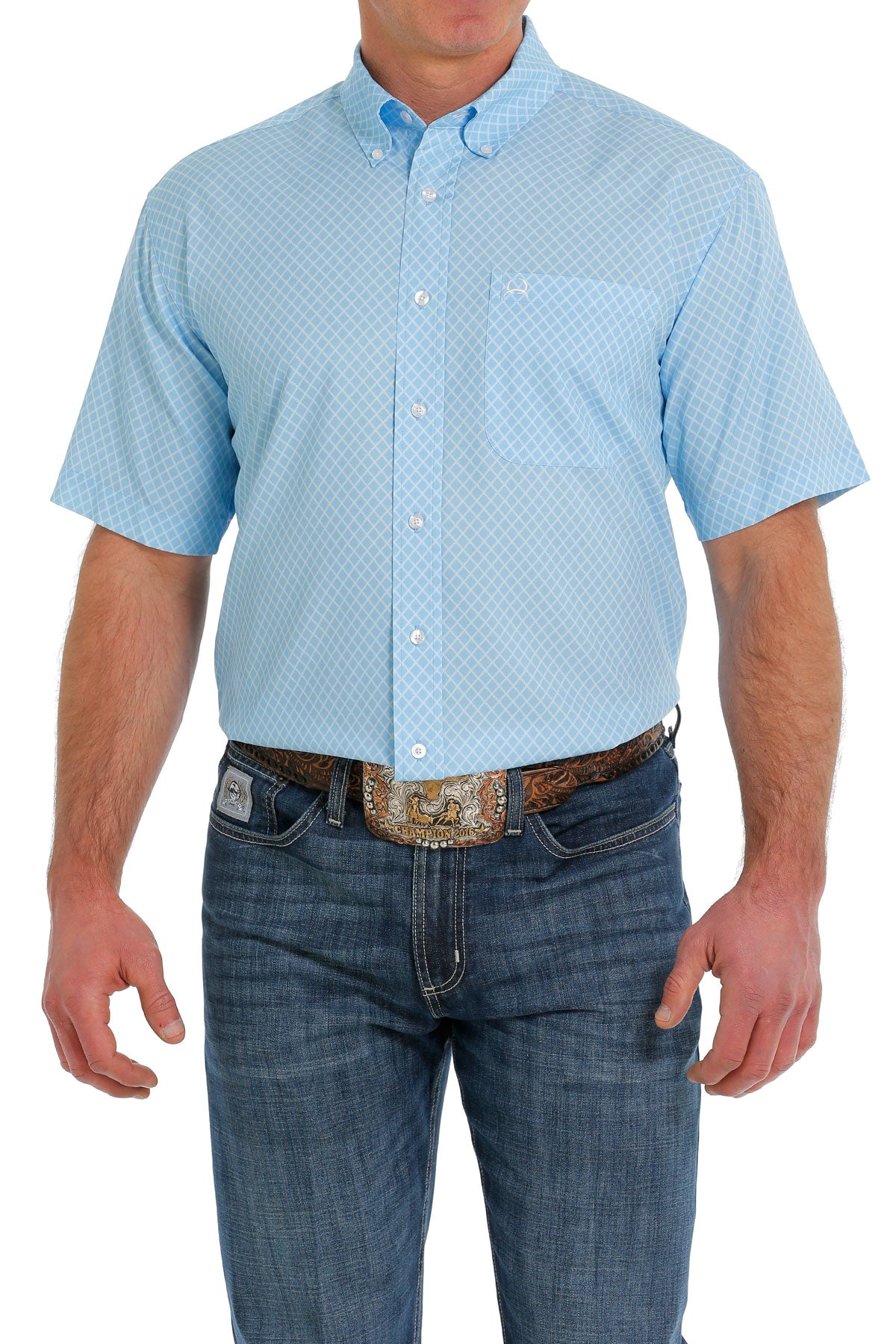 Cinch Arena Flex SS Light Blue 2