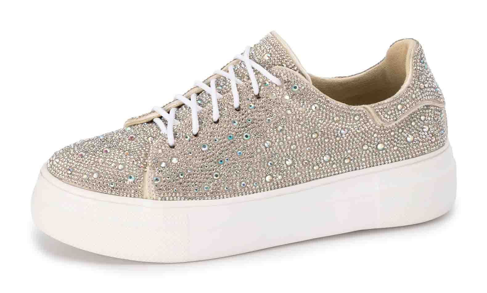 Corkys Bedazzle Sneakers Clear