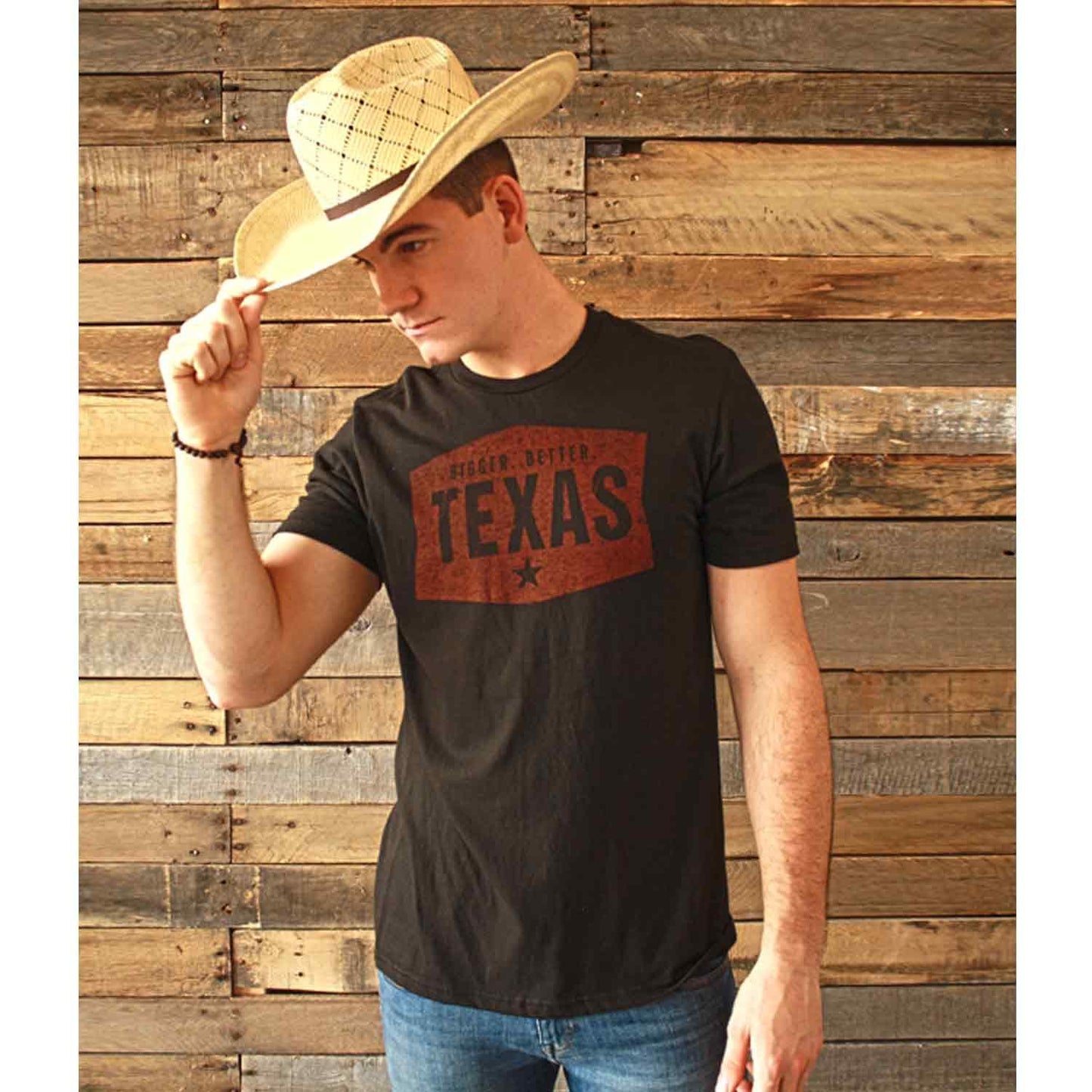 Bigger Better Texas Tee Black