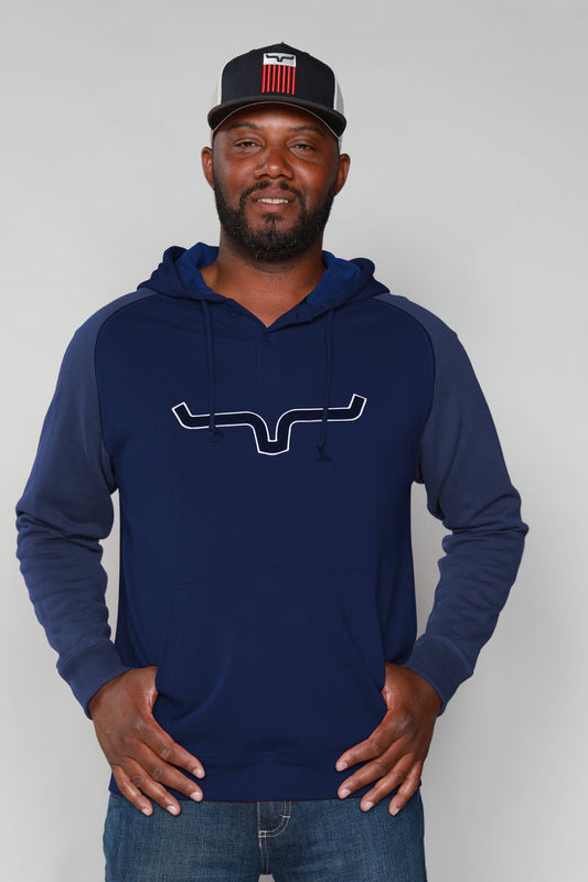 Mens Burn Off Hood Navy