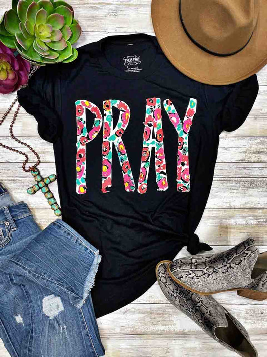 Pray Black Tee