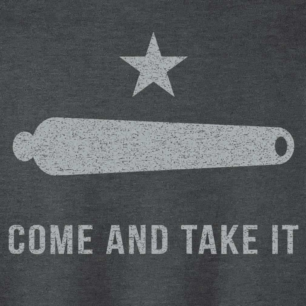 Come and Take It Tee in Charcoal by Mason Jar Label