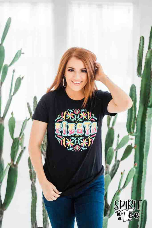 Fiesta Tee Black